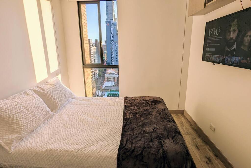 Apartament Acogedor Apartaestudio Amoblado Centro Internacional, Bogotá Zewnętrze zdjęcie